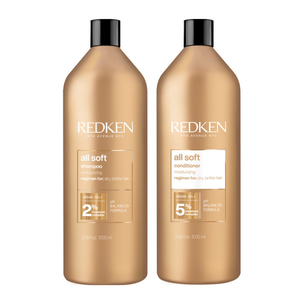 Redken All Soft Shampoo & Conditioner 2 x 1000ml