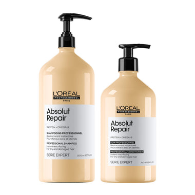 Serie Expert Absolut Repair Shampoo 1500ml & Conditioner 750ml by L’Oréal Professionnel