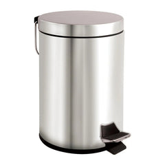 Bentley Brushware Stainless Steel Pedal Bin 5 Litre