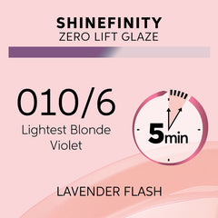 Wella Professionals 010/6 Lavender Flash Shinefinity Zero Lift Glaze 60ml