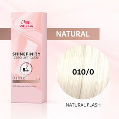 Wella Professionals 010/0 Natural Flash Shinefinity Zero Lift Glaze 60ml