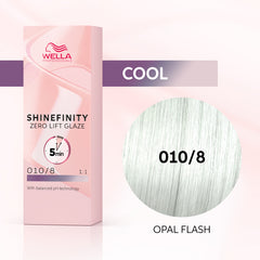 Wella Professionals 010/8 Opal Flash Shinefinity Zero Lift Glaze 60ml
