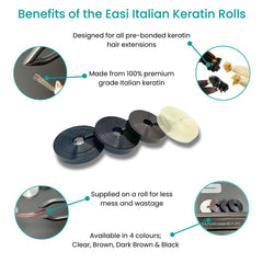 Hair Made Easi Easi Black Italian Keratin Rebonding Roll