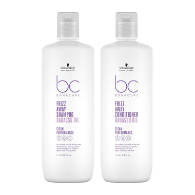 Bonacure Frizz Away Shampoo & Conditioner 1000ml by Schwarzkopf