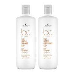 Bonacure Time Restore Shampoo & Conditioner 1000ml by Schwarzkopf