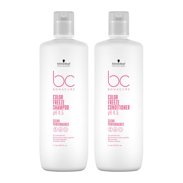 Bonacure Color Freeze Shampoo & Conditioner 1000ml by Schwarzkopf