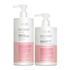 Restart Color Protective Shampoo 1000ml & Conditioner 750ml by Revlon Professional