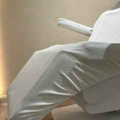 White Towelling Bed Cover for Lotus Hermes Beauty Bed