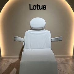 White Towelling Bed Cover for Lotus Hermes Beauty Bed