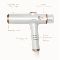 Beauty Works Aeris Lightweight Digital Dryer White
