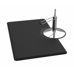 Lotus Anti Fatigue Mat Rectangular Black 5 x 3ft