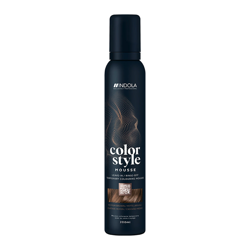 Indola Colour Style Mousse Medium Brown 200ml 1