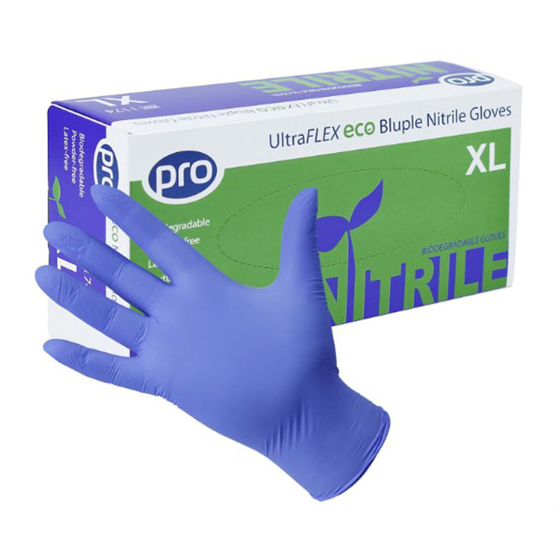 Pro UltraFLEX eco Bluple Nitrile Gloves Small Pack of 100pcs