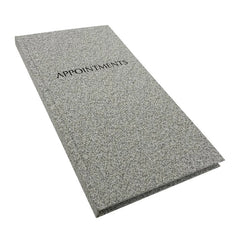 Agenda Appointment Book 3 Column Stone Grey