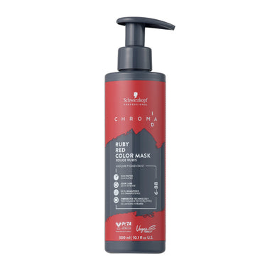 Schwarzkopf Chroma ID Bonding Semi Permanent Hair Mask 300ml 6-88 Ruby Red