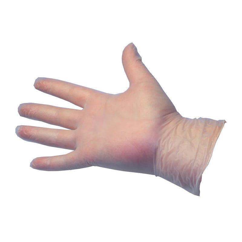 Pro Powder Free Vinyl Gloves Large Pack of 100 pcs