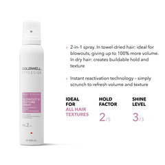 Goldwell StyleSign Heat Styling Blowout and Texture Spray 200ml