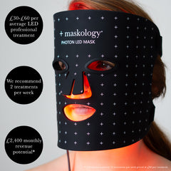 +maskology PHOTON LED Light Therapy Face Mask