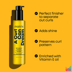 Matrix Total Results A Curl Can Dream Light Weight Oil 150ml