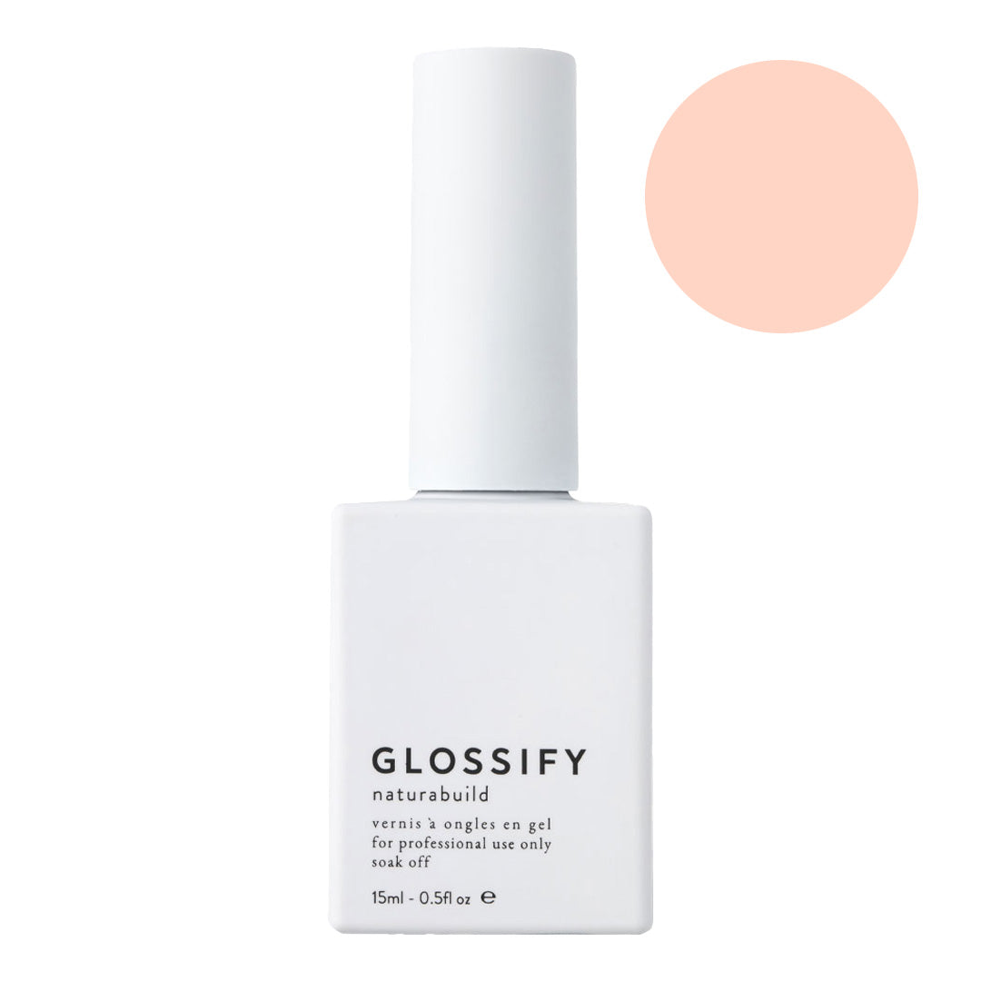 Glossify Peach Naturabuild 15ml Builder Gel