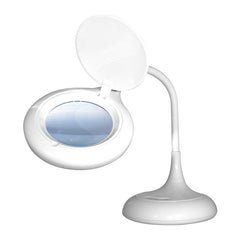 Native Lighting Chameleon Desk Magnifier Lamp White