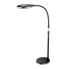 Native Lighting 3 in 1 Floor Magnifier Lamp Black
