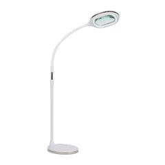 Native Lighting 3 in 1 Floor Magnifier Lamp White