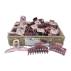 Head Jog Straw Clip Display Nude Blush (18 Piece)