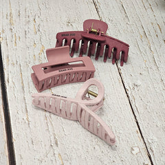 Head Jog Straw Clip Display Nude Blush (18 Piece)