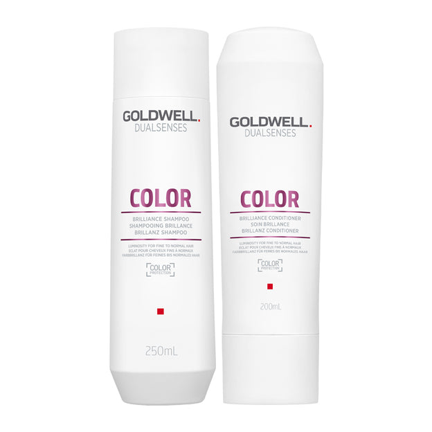 Goldwell Dualsenses Color Brilliance Shampoo 250ml & Conditioner 200ml Duo Bundle