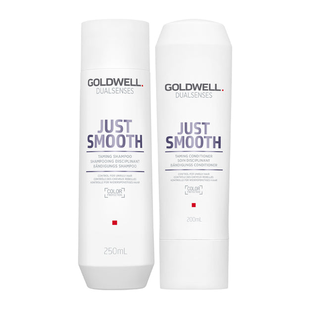 Goldwell Dualsenses Just Smooth Shampoo 250ml & Conditioner 200ml Duo Bundle