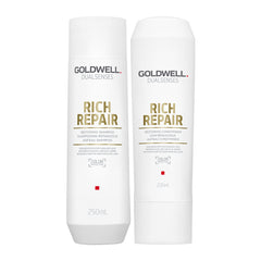 Goldwell Dualsenses Rich Repair Restoring Shampoo 250ml & Conditioner 200ml Duo Bundle