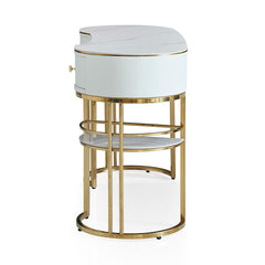 Lotus Darcy White Nail Desk