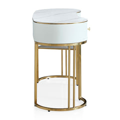 Lotus Darcy White Nail Desk