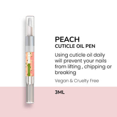 Hydrated Nails Peach Cuticle Oil Pen 3ml