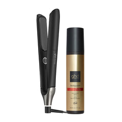 ghd Chronos Hair Straightener Black and Bodyguard For Coloured Hair Power Couple Professional Use
