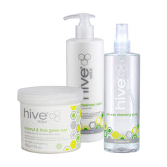 Hive Coconut & Lime Wax, Pre and Post Bundle