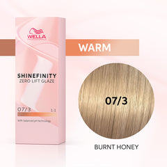Wella Professionals 07/3 Burnt Honey Shinefinity Zero Lift Glaze 60ml