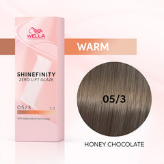 Wella Professionals 05/3 Honey Chocolate Shinefinity Zero Lift Glaze 60ml