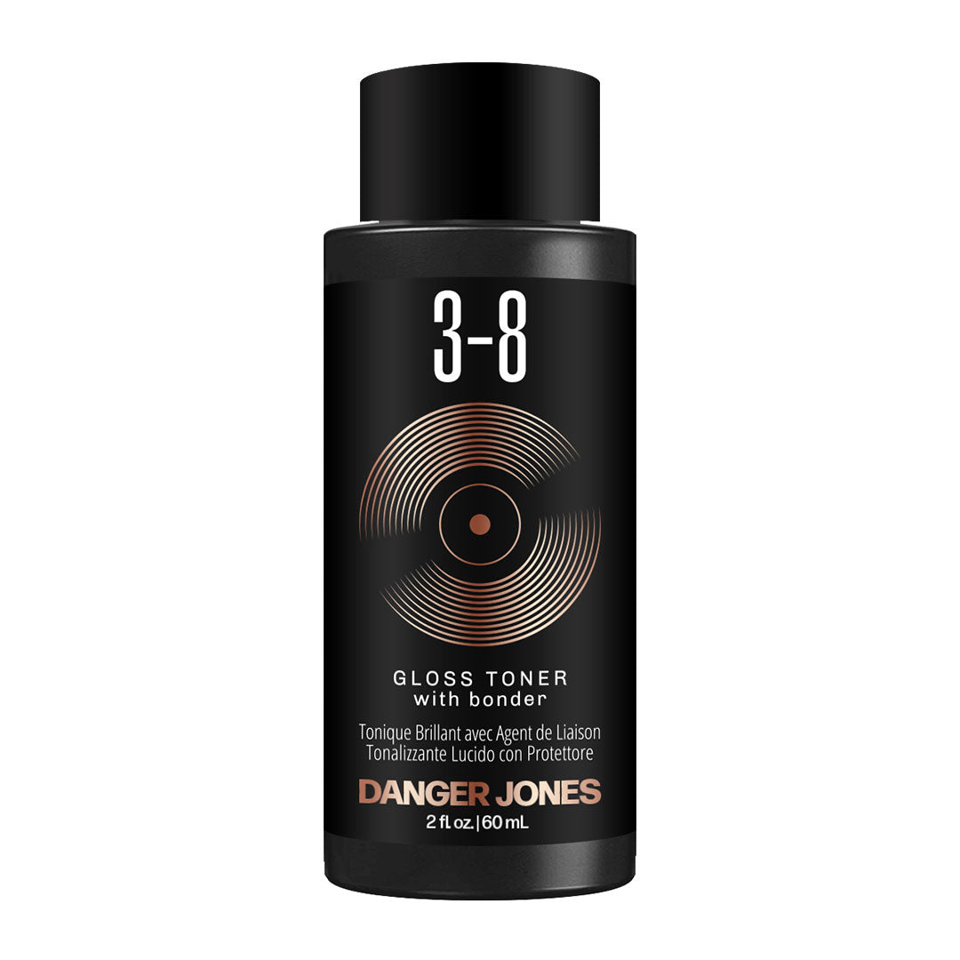 Danger Jones Gloss Toner With Bonder 3-8 Brown 60ml