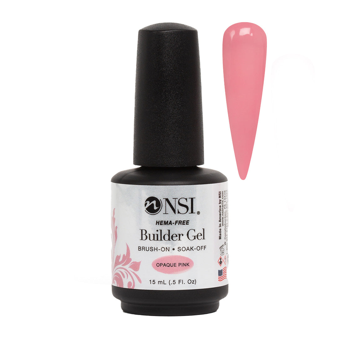 NSI Builder Gel Hema Free Opaque Pink 15ml