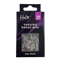Halo Sanding Bands Mini 240 Grit x250 White