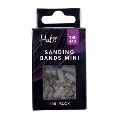 Halo Sanding Bands Mini 180 Grit x100 White