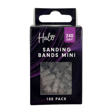 Halo Sanding Bands Mini 240 Grit x100 White