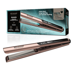 Revamp Dynamic Radiance Straight & Style Straightener Gold