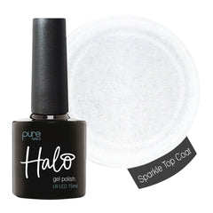 Halo Hema Free Gel Polish 15ml Sparkle Top Coat