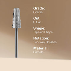 Lotus Carbide E-file Bit 5 in 1 Coarse
