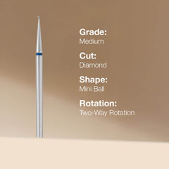 Lotus Diamond E-file Bit Mini Ball Med
