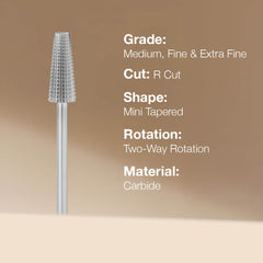 Lotus Carbide E-file Bit Mini 5 in 1 Medium