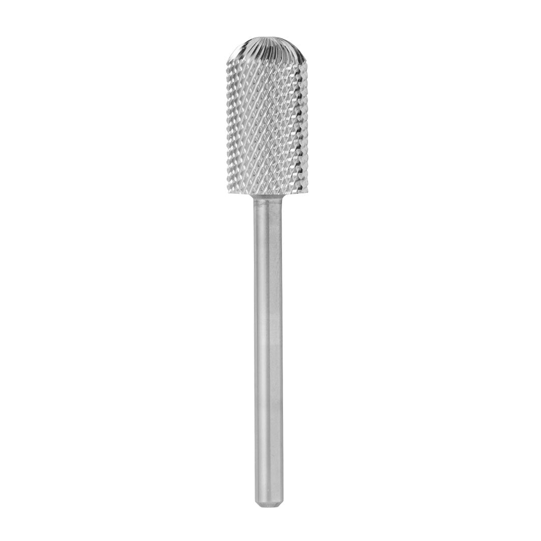 Buy our Lotus Silver Round Top Barrel E-file Bit Medium – Salons Direct